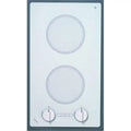 2-burner White Cooktop with Analog Control D320986