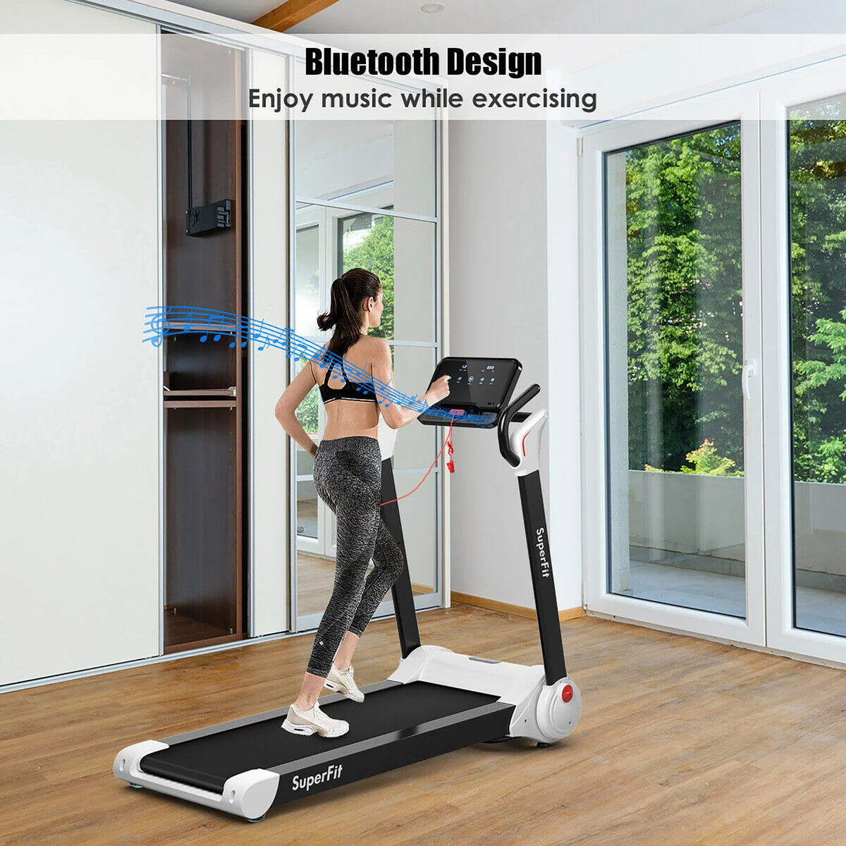 Folding Electric Motorized Treadmill N747660