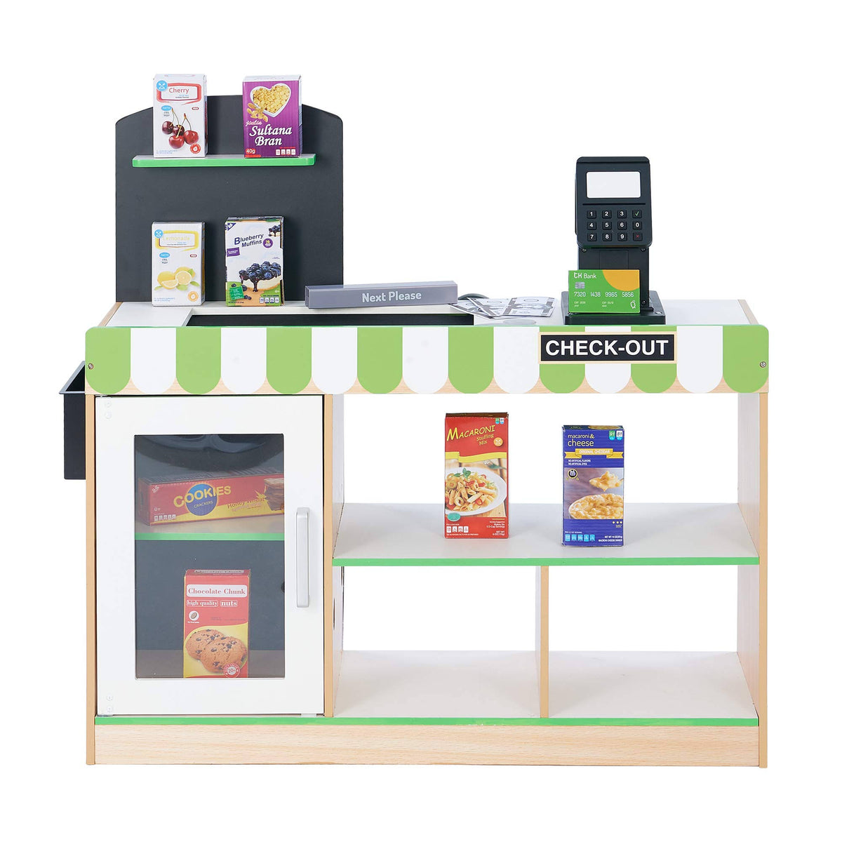 Green Wood Play Market Stand F858911