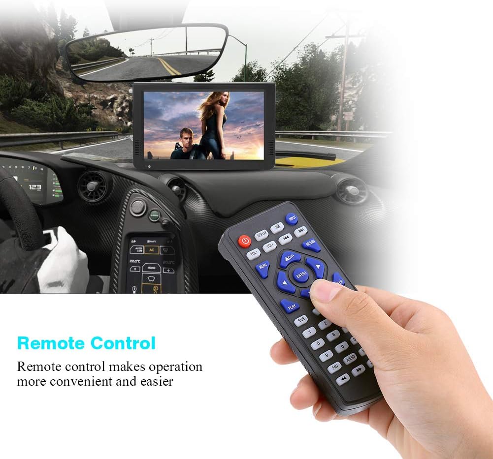 1080P ATSC Car Digital TV FM Radio Stereo 10in I10898