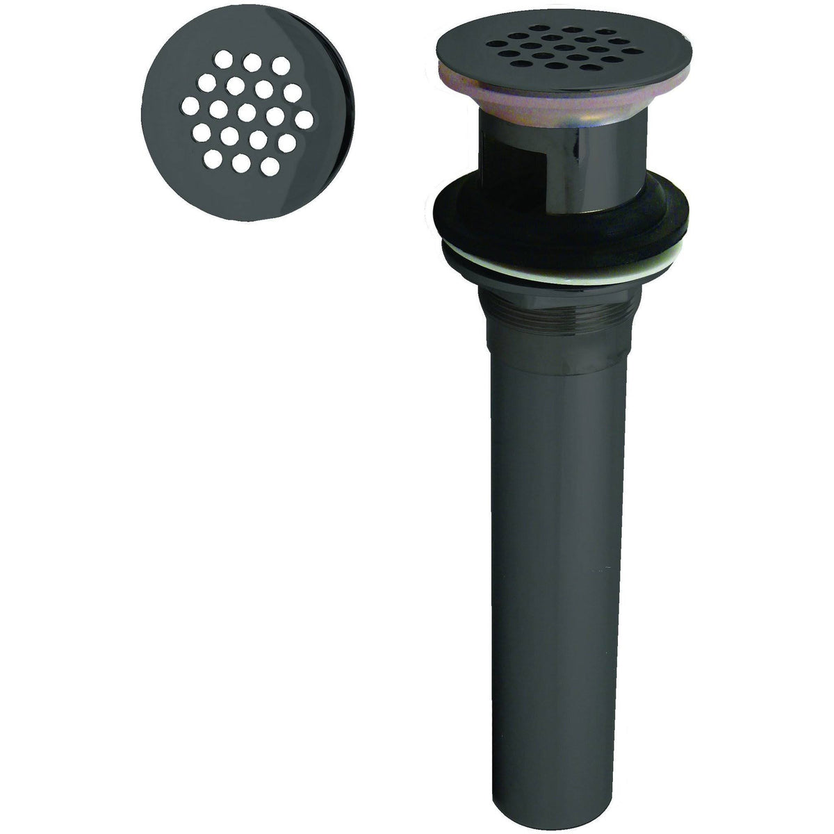 Polished Nickel Lavatory Drain with Overflow Holes T852