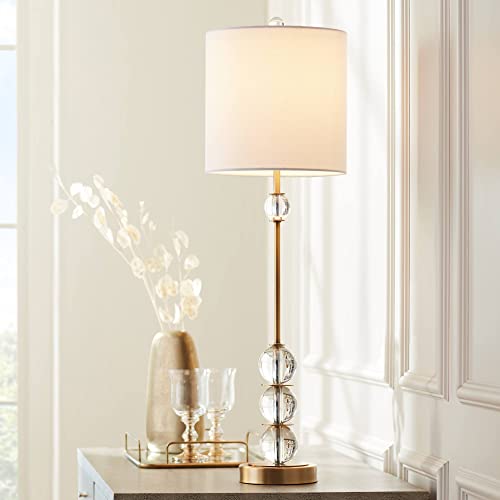 Modern Art Deco Buffet Table Lamp with USB Dimmer Cord K20305