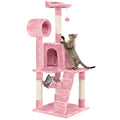 Plush Cat Tree Condo with Hammock Tunnel D181