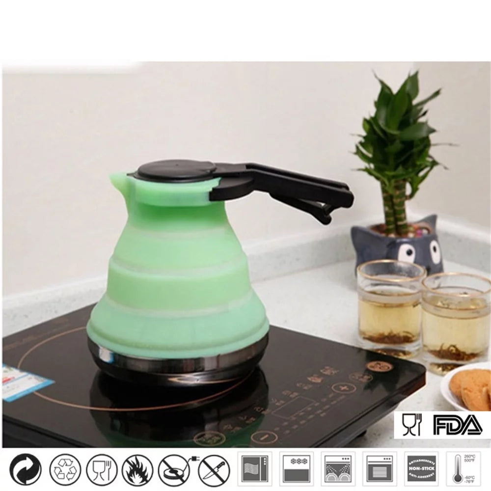 Foldable Silicone Camping Kettle V936