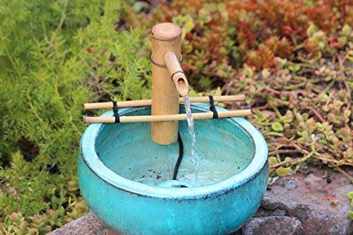 7 inch Natural Bamboo Fountain and Pump Kit X6656