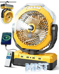460ml Portable Misting Fan with 24000mAh Rechargeable Battery, Black B690