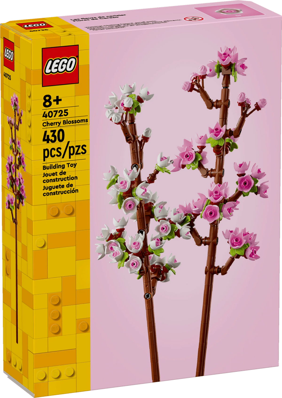 White and Pink Cherry Blossom Building Set M2885