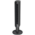 Black 3-Speed Oscillating Tower Fan with Timer and Remote V4577