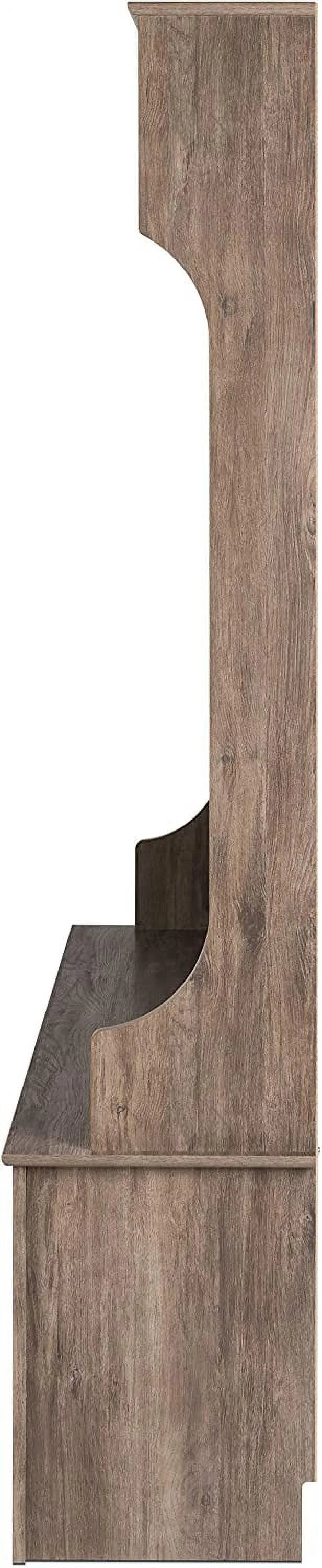 Gray Hall Tree with Bench and Shoe Storage L8522