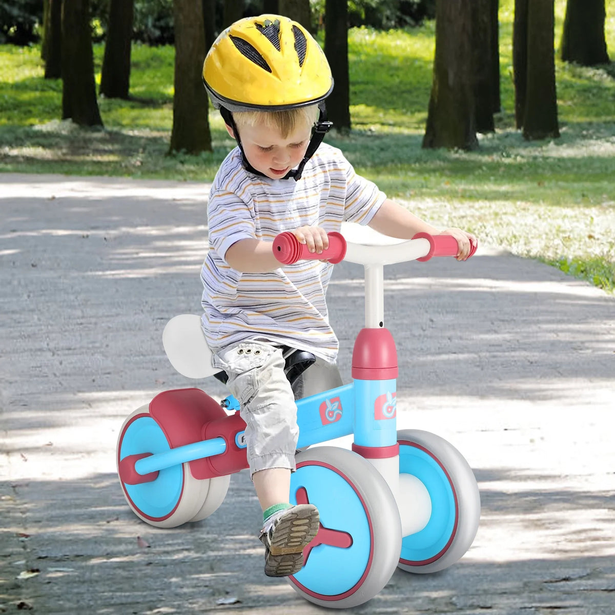 Baby Balance Bike with 4 Wheels W77023