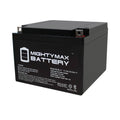 12-Volt 26 Ah Rechargeable Sealed Lead Acid Battery C219905