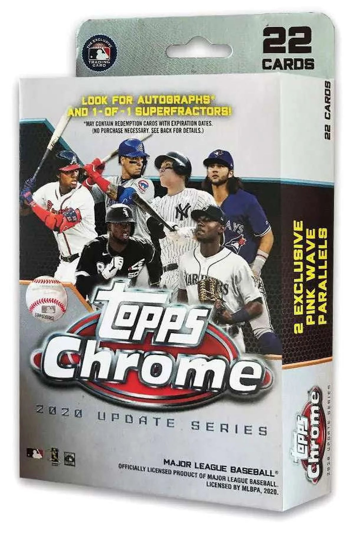 2020 Chrome Update Trading Card Hanger Box (22 Cards) H112985