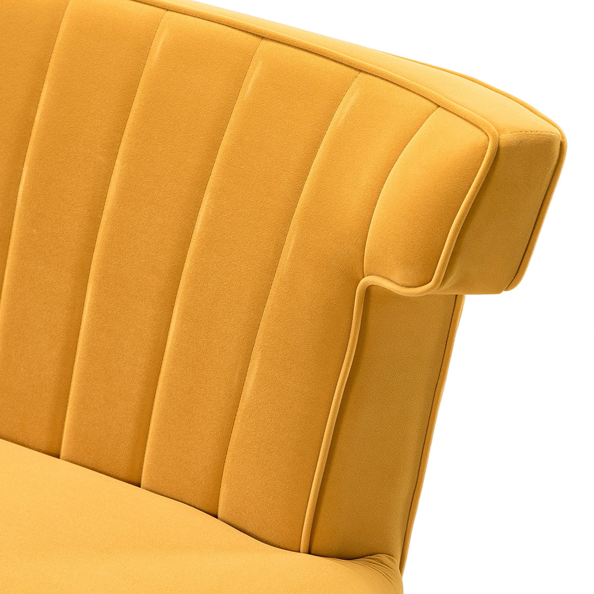 Velvet 2 Seat Wingback Loveseat Sofa T348