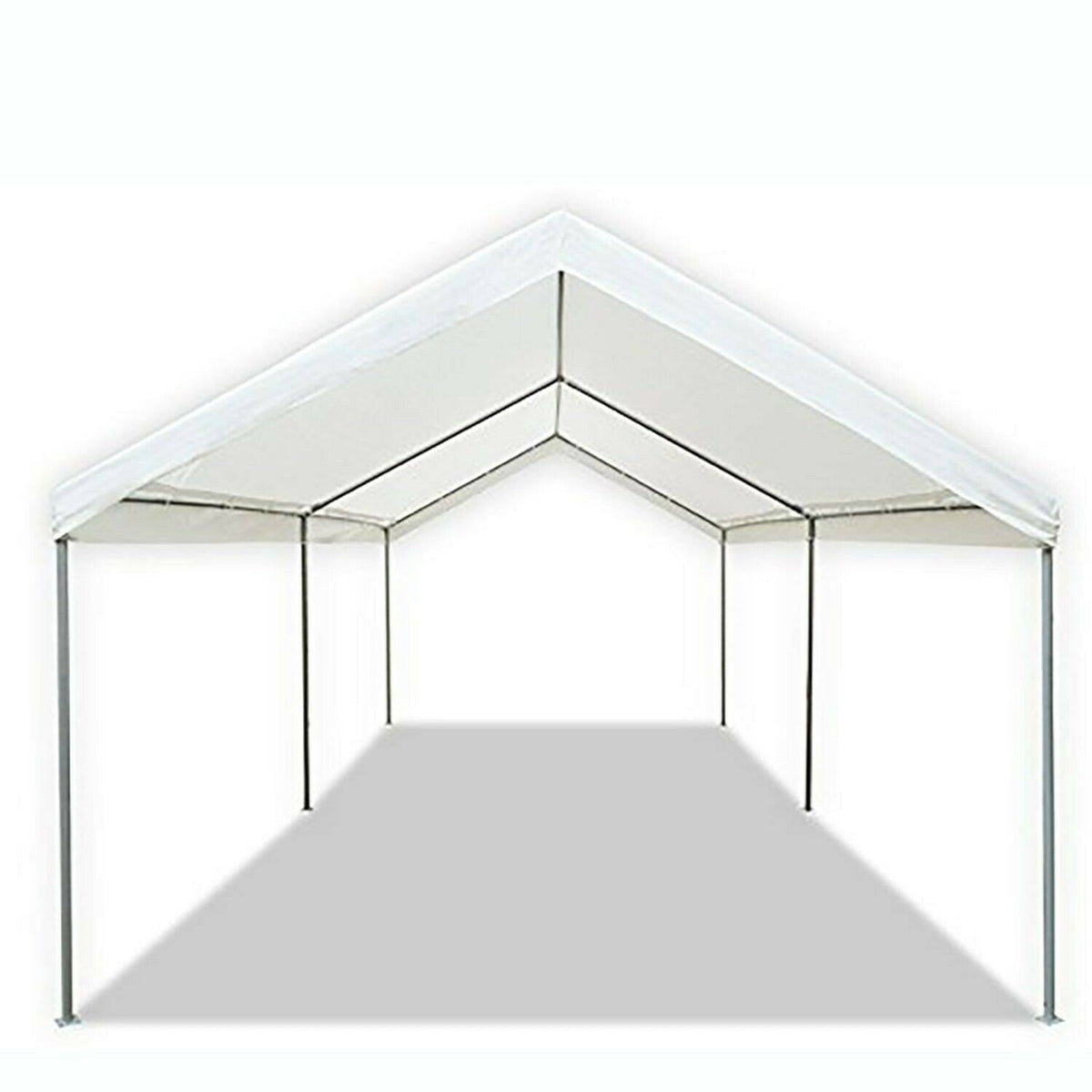 10x20 ft. Heavy Duty Steel Carport U135