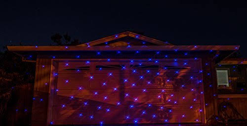 White 7 Color Laser Christmas Lights with Remote Control V3054