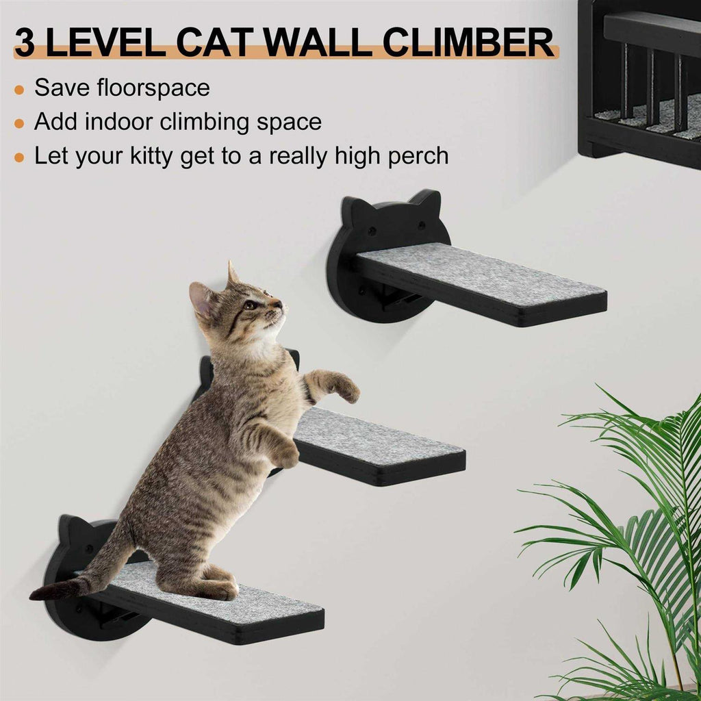 Cat Wall Shelves with 3 Steps G6433