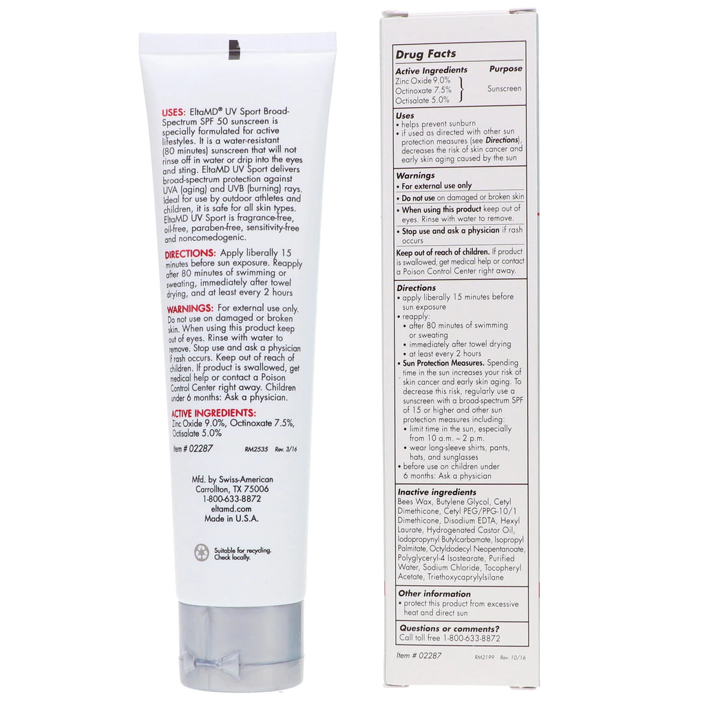 SPF 50 Water Resistant Sunscreen 3 oz D596713