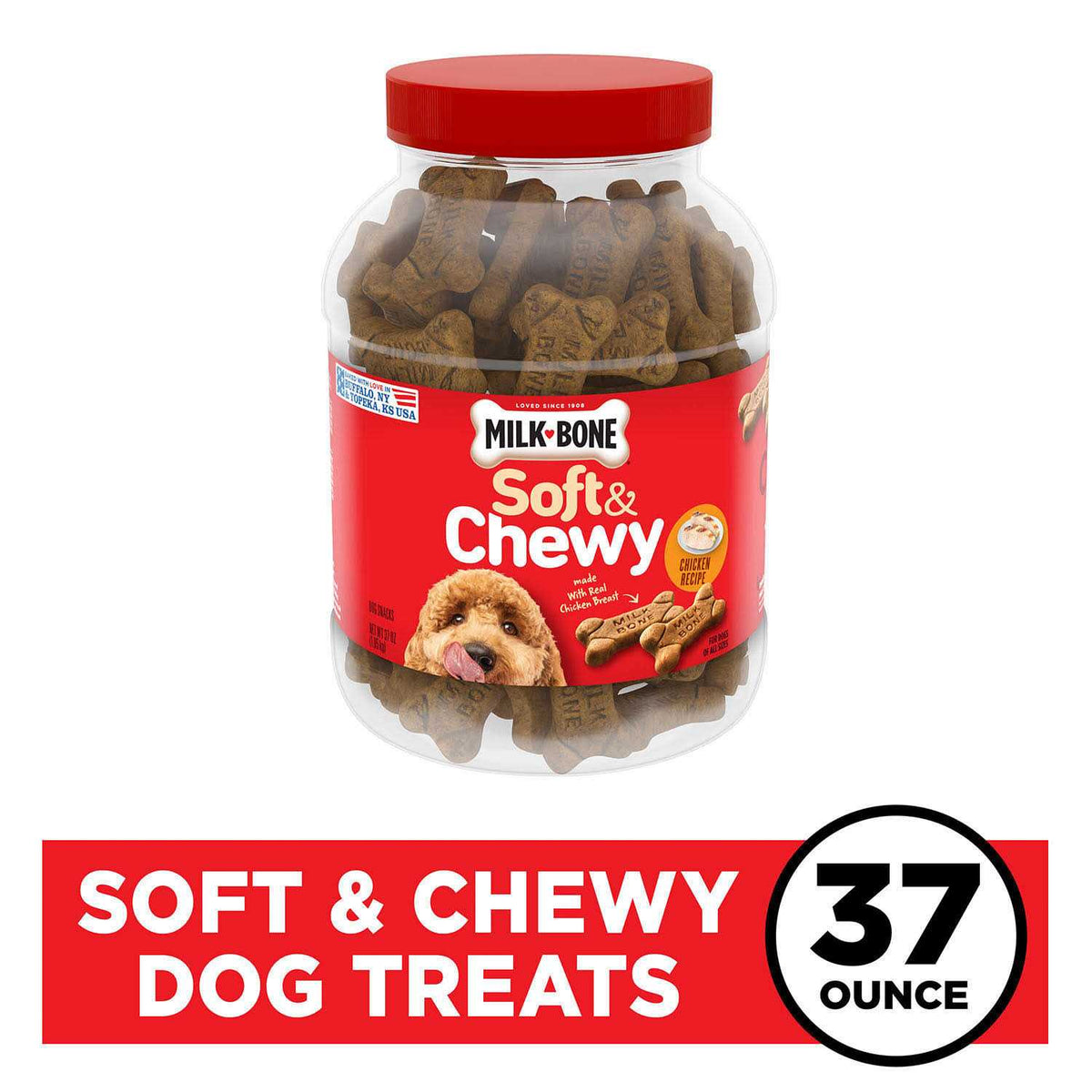 Soft & Chewy Chicken Dog Treats B8250