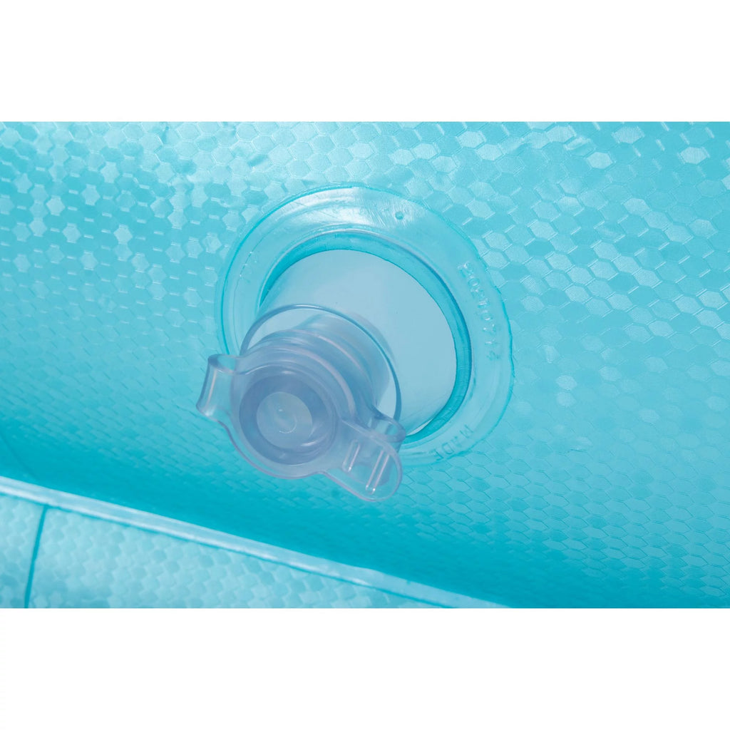 Inflatable Blue and White 2-Ring Swimming Pool F814