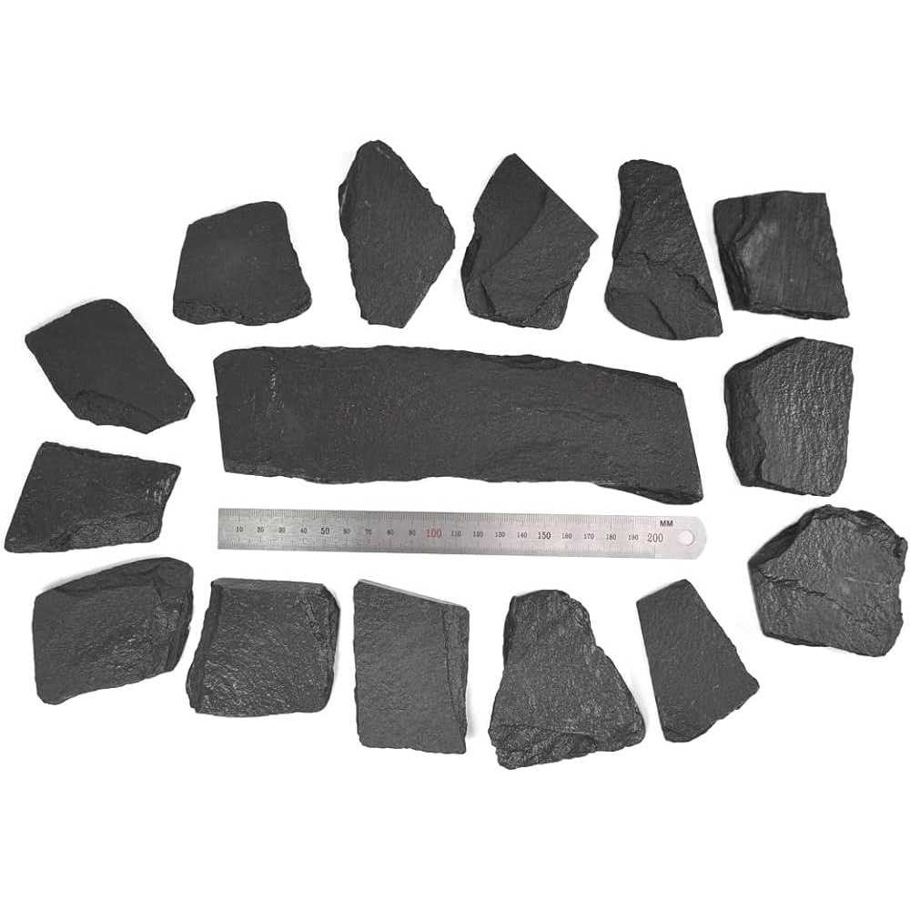 Blue Natural Slate Stone Rocks Mix K103