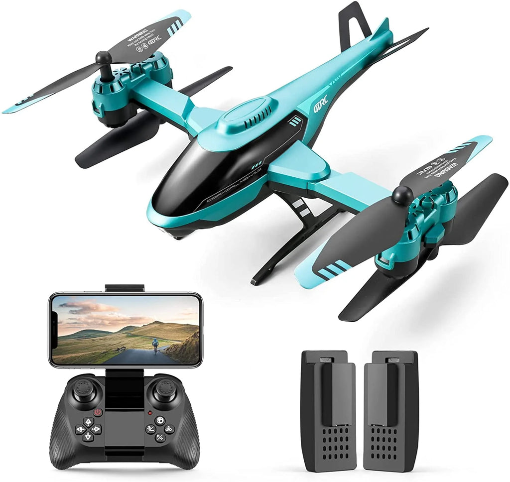 Blue RC Helicopter Drone with 1080P HD Camera O70173