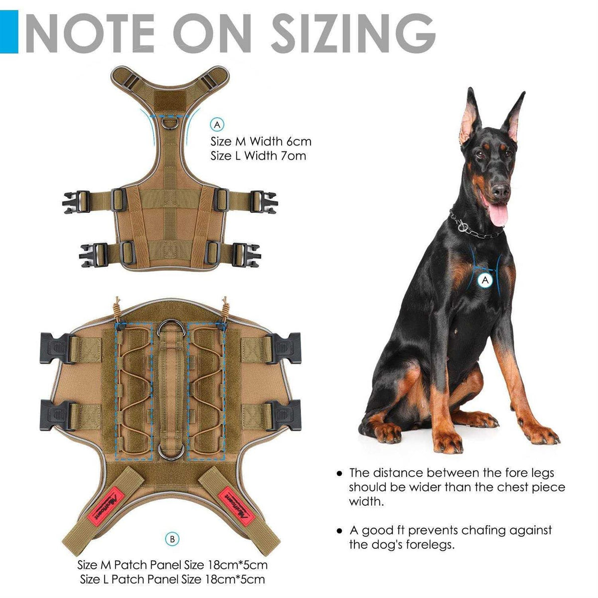 Tactical Dog Harness Reflective No Pull with Handle O214081