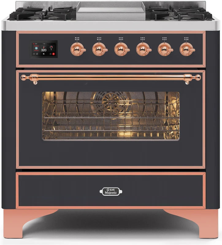 36 Dual Fuel Propane Gas Range V60395
