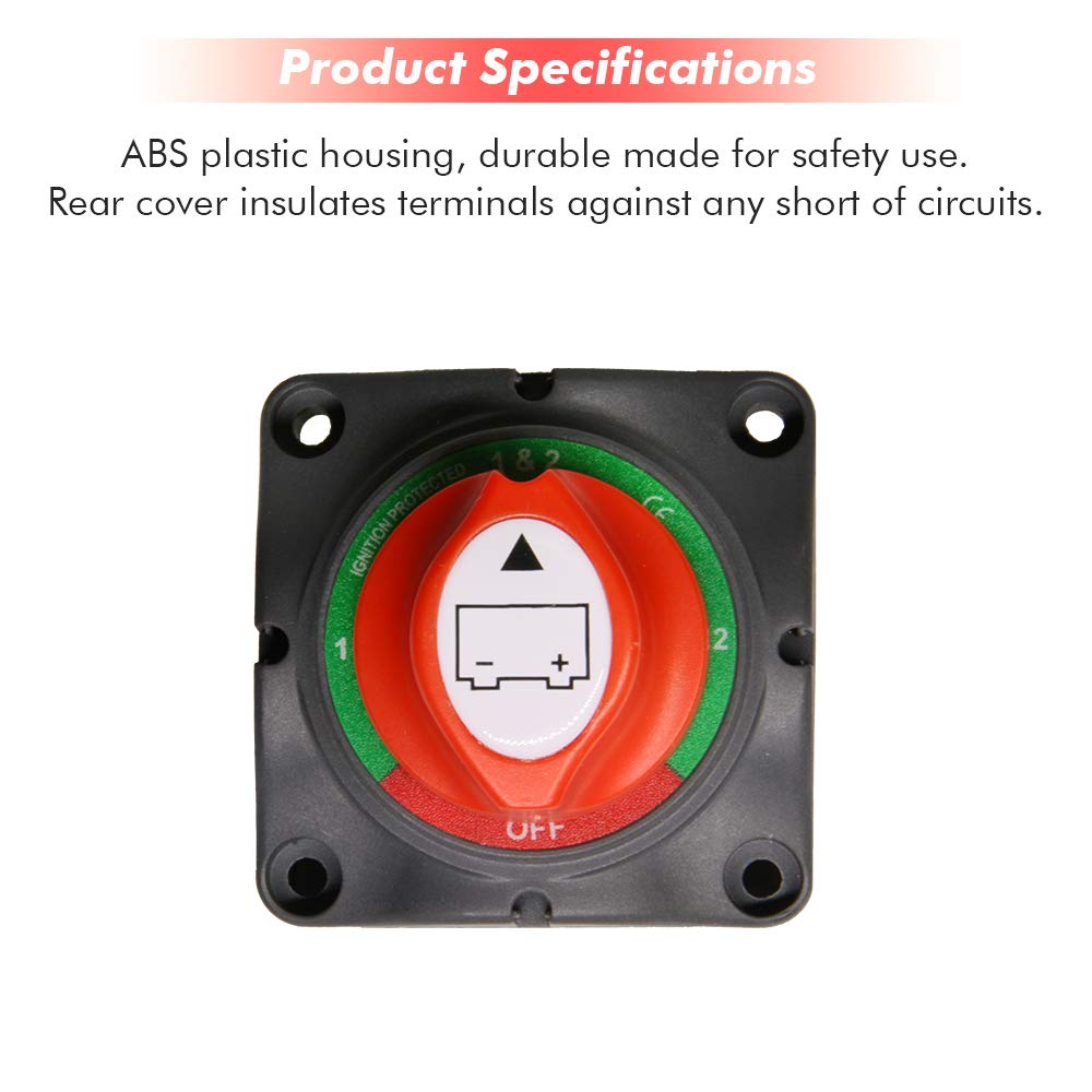 12-48V 200-1000 Amps Battery Switch M714