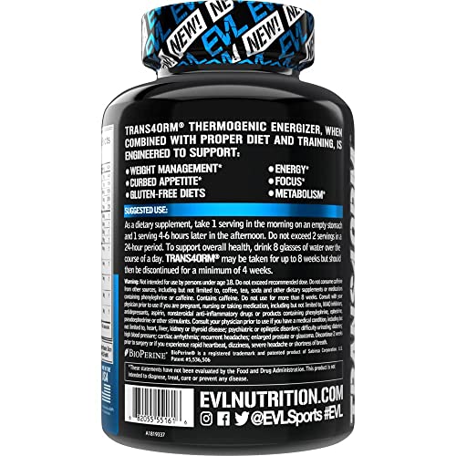 Thermogenic Fat Burner Supplement 60 Servings X2194