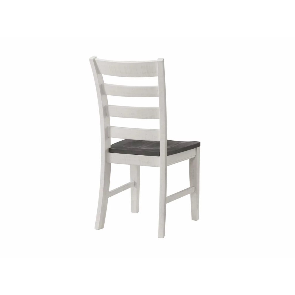 White Solid Wood Dining Chair Set of 2 V81460