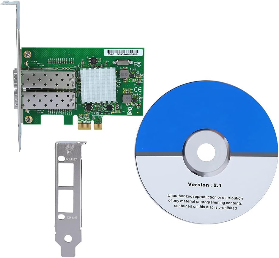Dual Gigabit Ethernet Fiber PCI-E Network Card O4322
