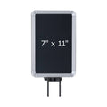 Satin Aluminum Swivel Mount Sign Frame J8379