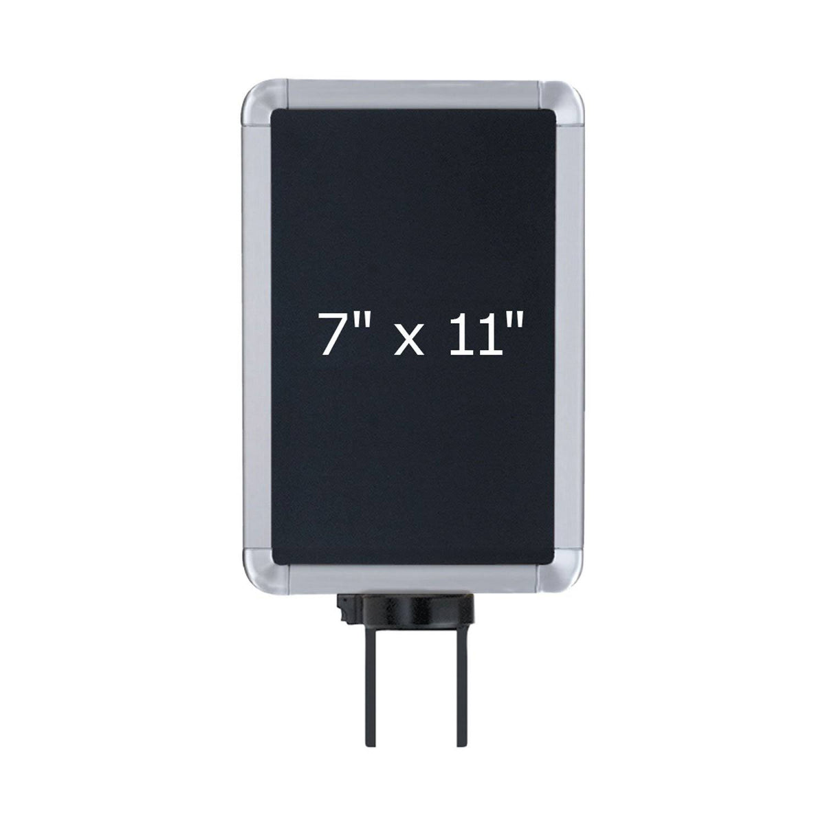Satin Aluminum Swivel Mount Sign Frame J8379