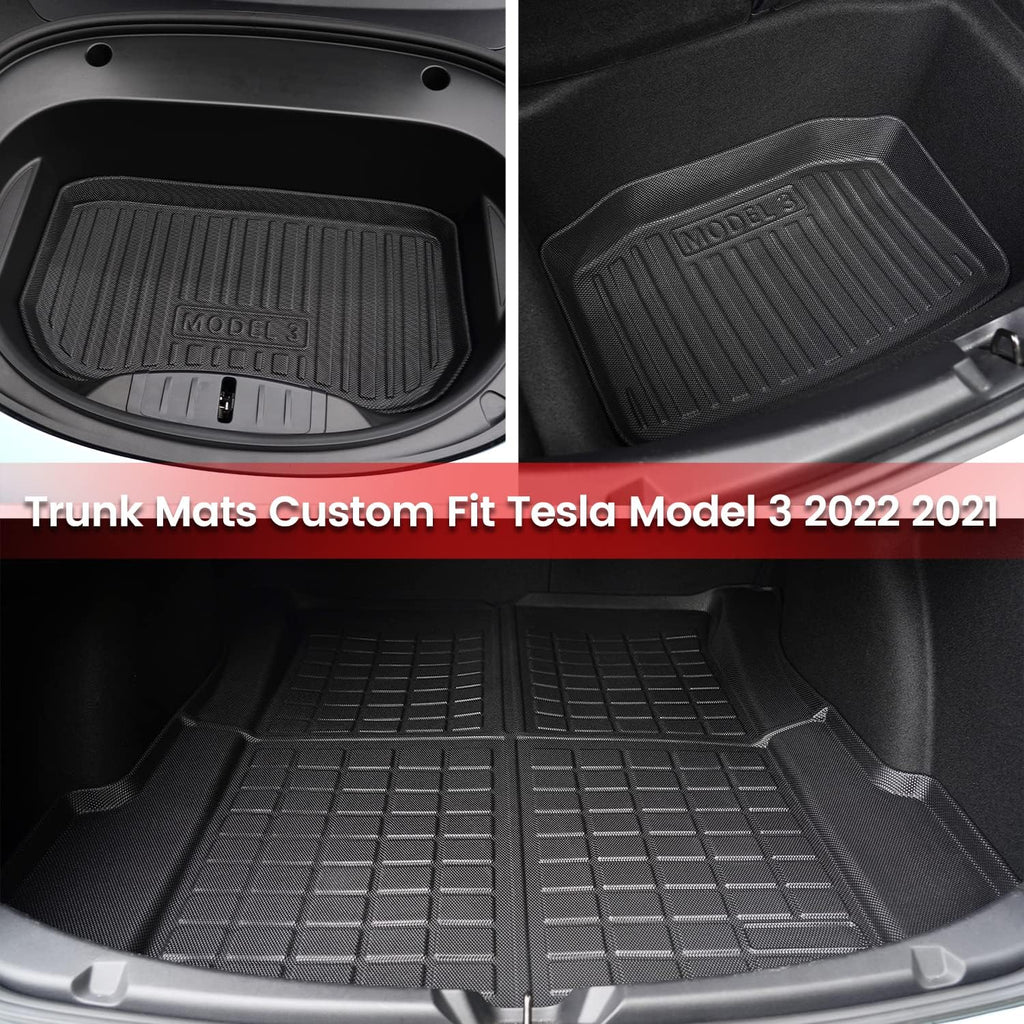 All Weather Anti-Slip Waterproof TPE Floor Mats Trunk Mat T832534