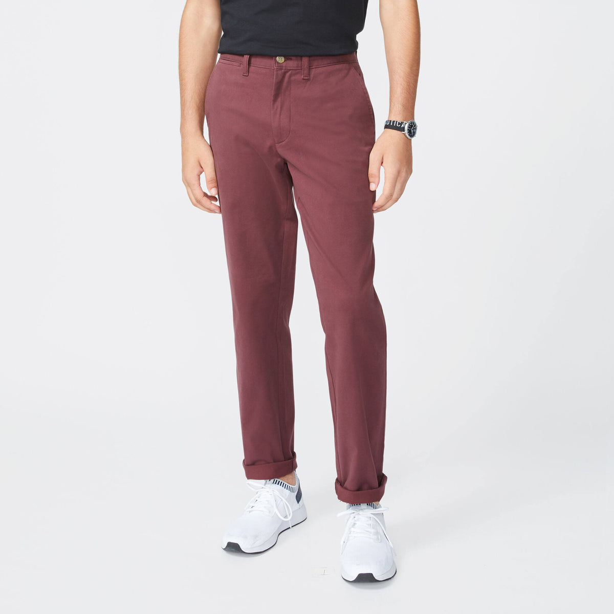 Classic Fit Flat Front Deck Pant S8563