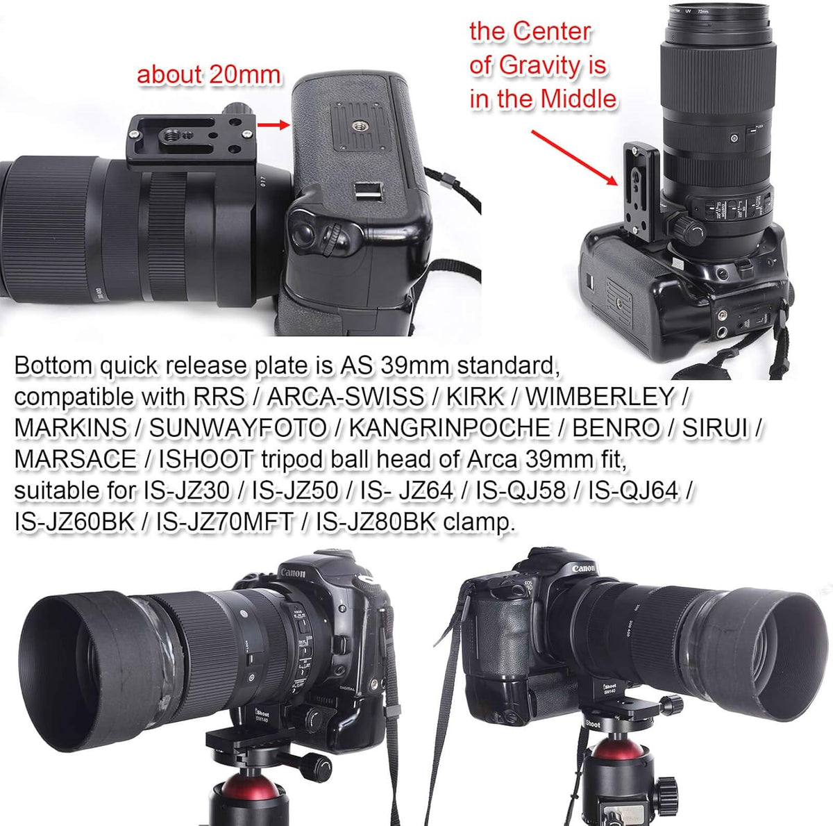 Tripod Mount Ring Lens Collar Support V587319