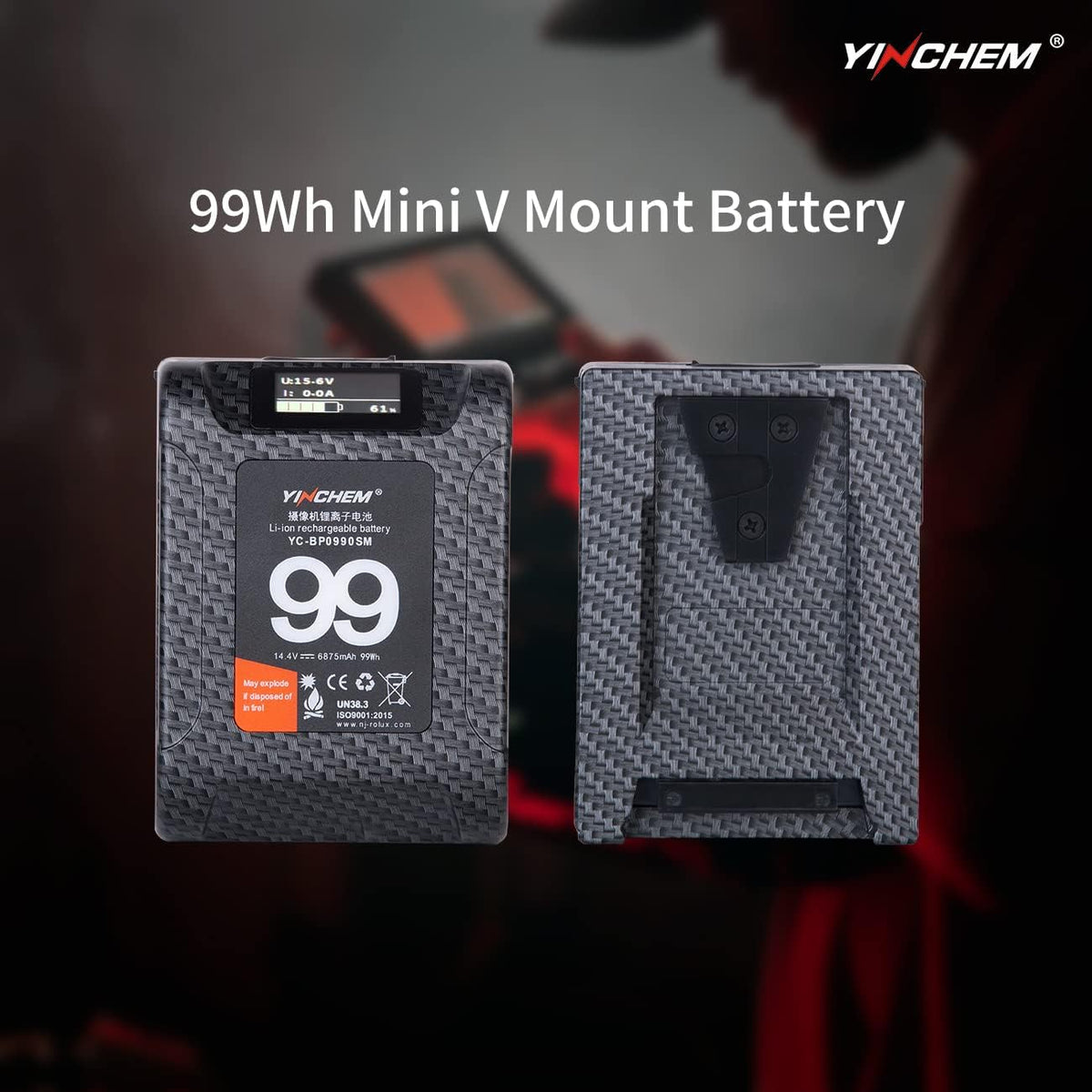 14.4V Mini Portable Lithium-ion Battery with LCD Screen R65616