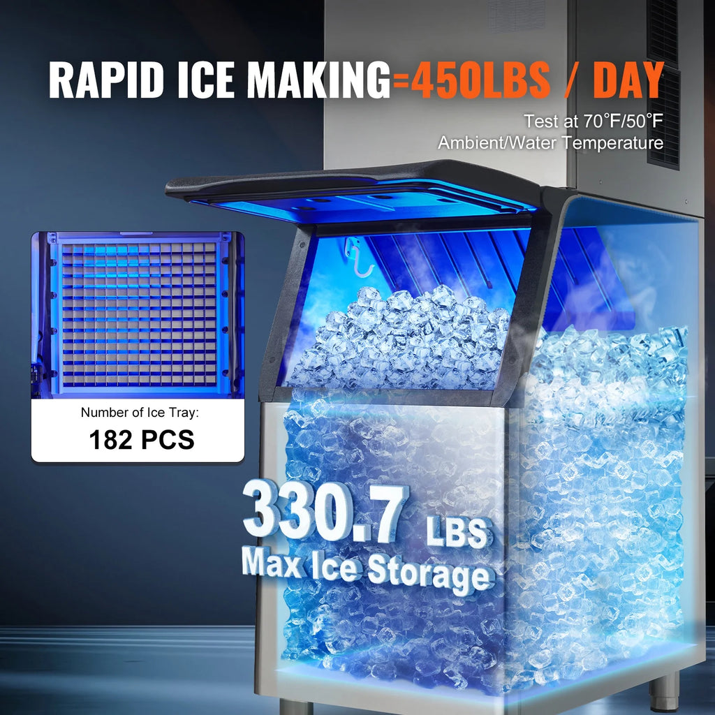 Commercial Ice Maker with Storage Bin A99069