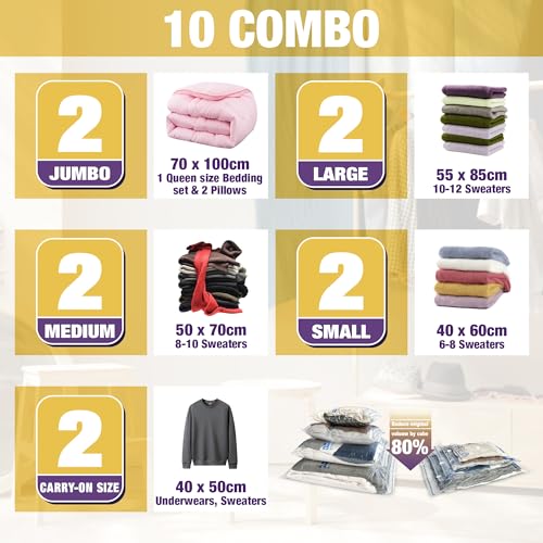 30-Pack Vacuum Storage Bags B55301