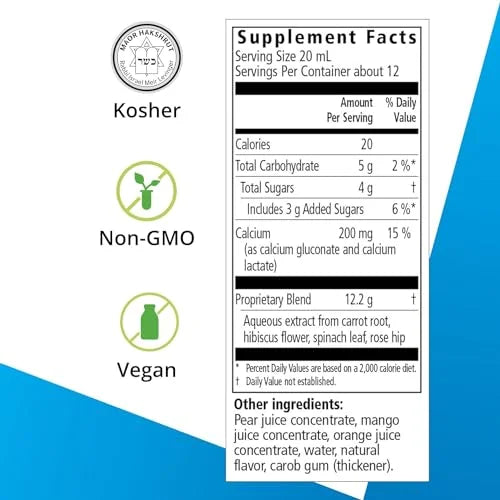 Calcium Liquid Mineral Supplement 250ml S78252