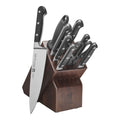 10 Pc Knife Set with Walnut Block I255986