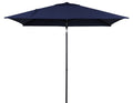 6 x 7.5 Foot Push-Up Rectangular Market Umbrella Tan D636