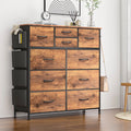 Brown 10 Drawer Dresser A578