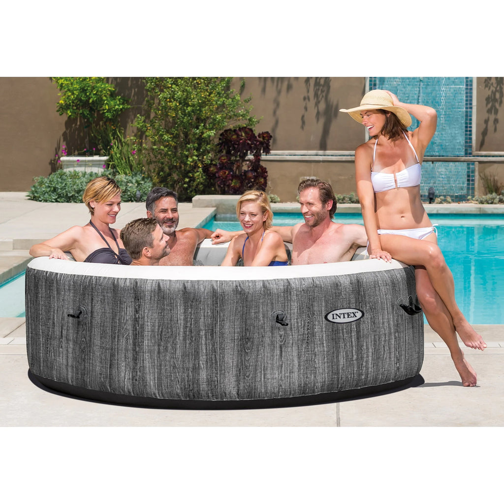 6 Person Inflatable Hot Tub Bubble Jet Spa T718