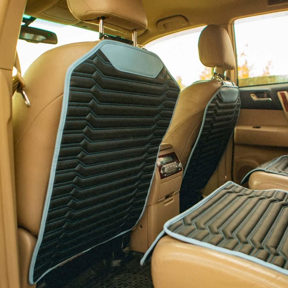 Black Brown Tan Kick Mats Back Seat Protector C7012