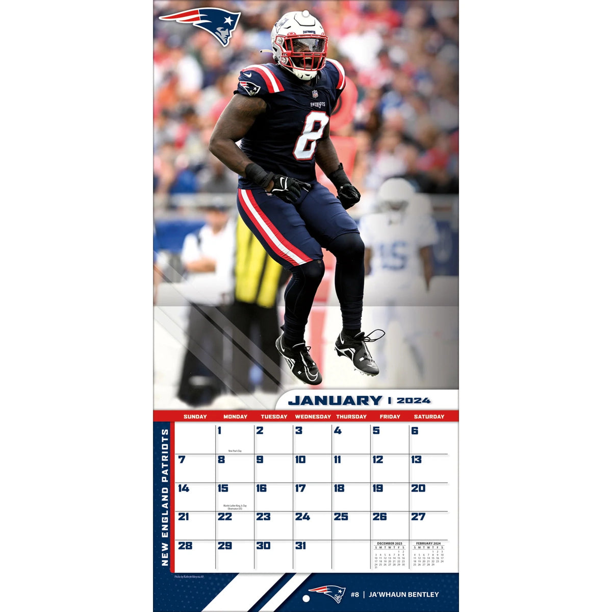 2024 12x12 Team Wall Calendar A3915