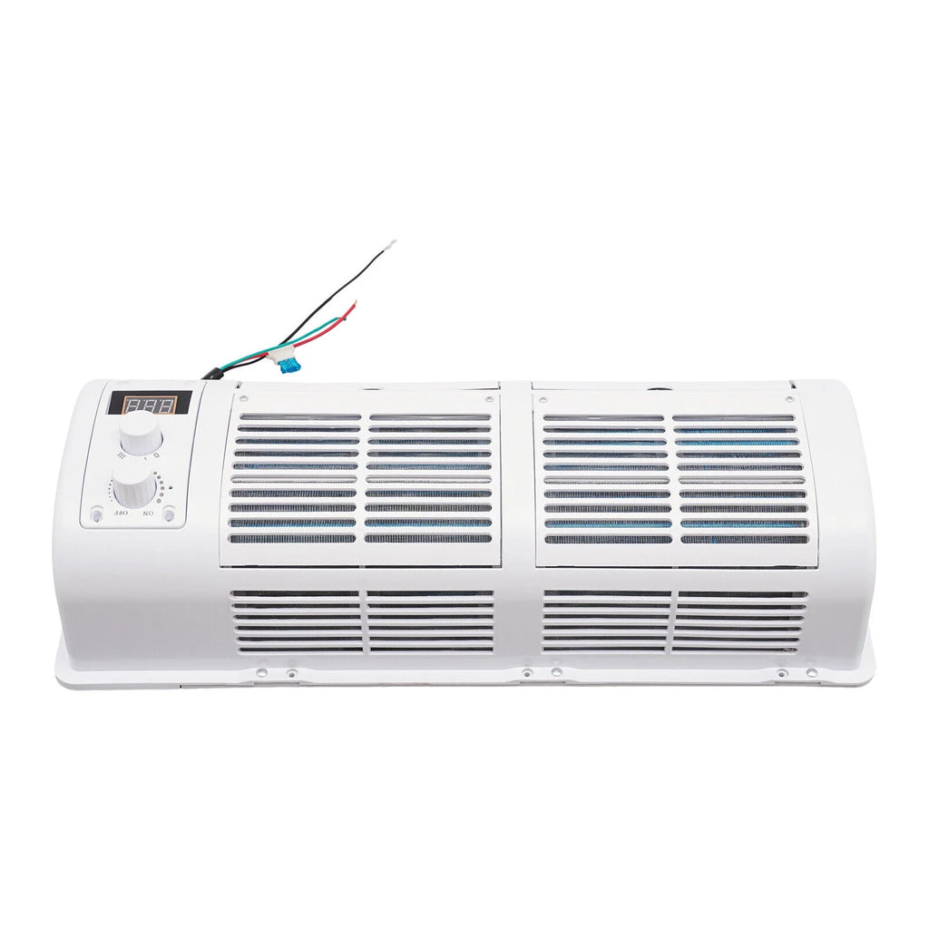 12V Car Air Conditioner Cooling Fan 3 Speeds LCD Display N93486