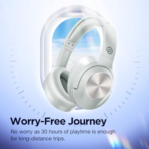 Hybrid Active Noise Cancelling Wireless Bluetooth Headphones Black H241946