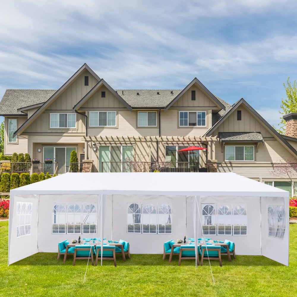 10' x 10' Waterproof White Canopy Tent W11035