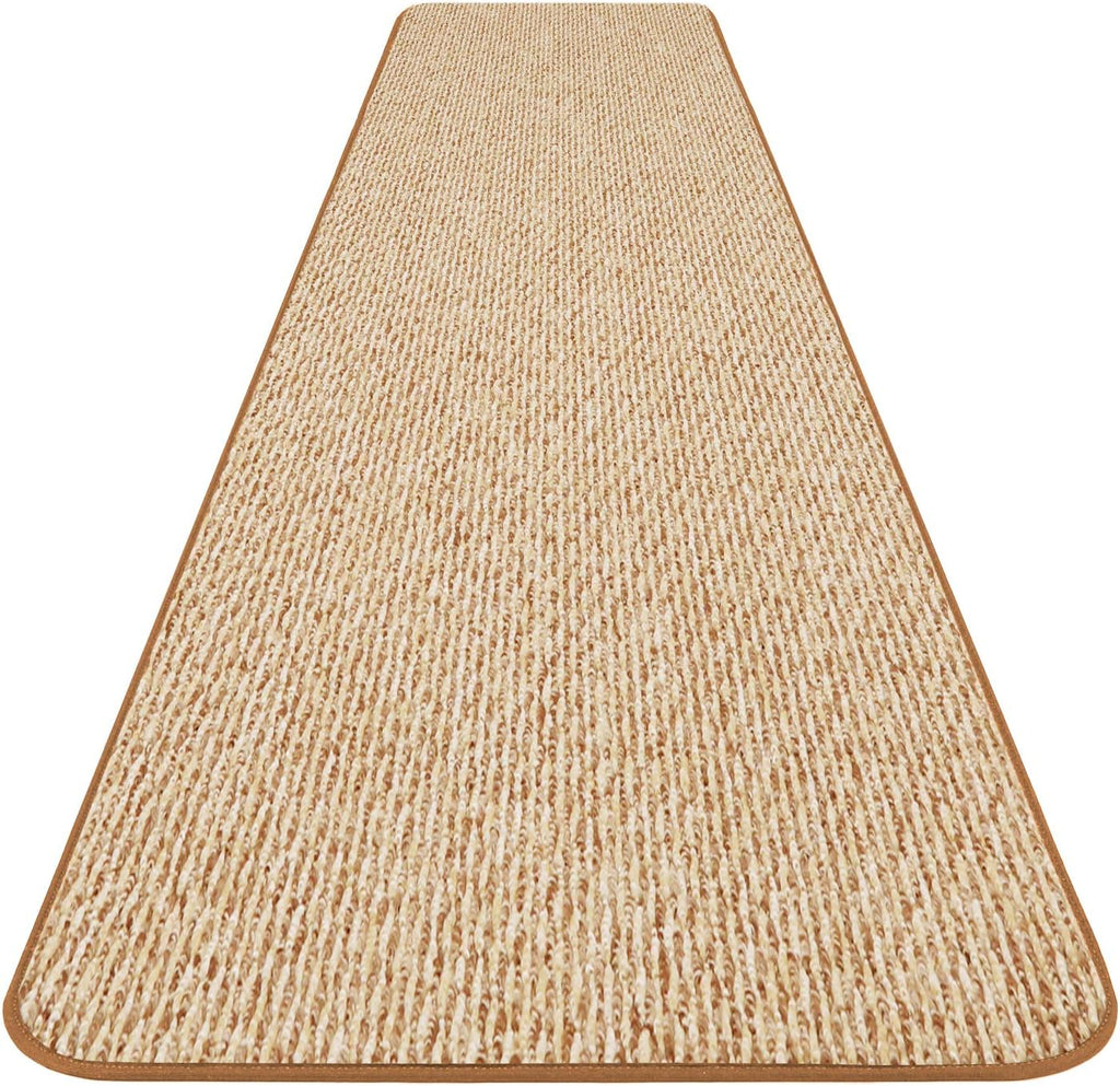Skid-Resistant Carpet Runner Praline Brown 24 Feet X 48 Inches J99849